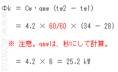 H18年度問3（2）のΦkの計算式