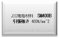 JIS規格SM400B材料